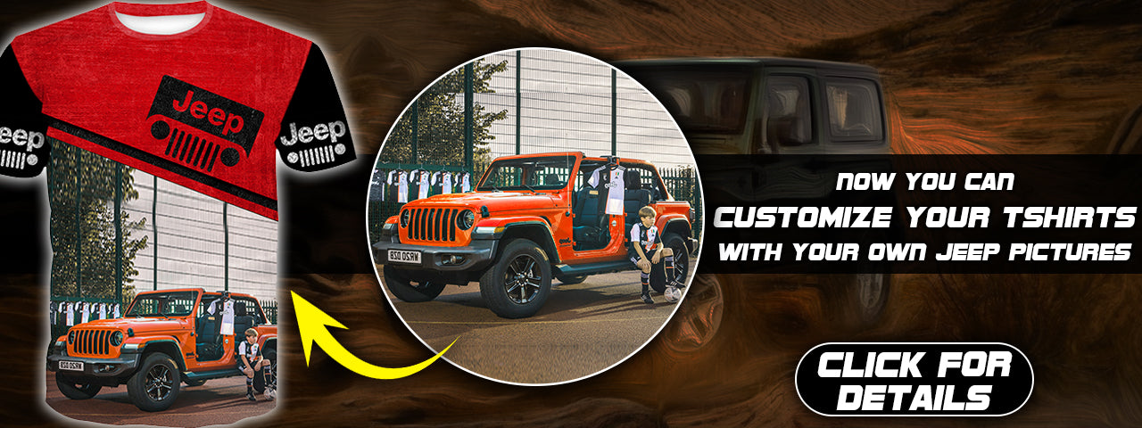 Customize your t-shirts with your own jeep picture