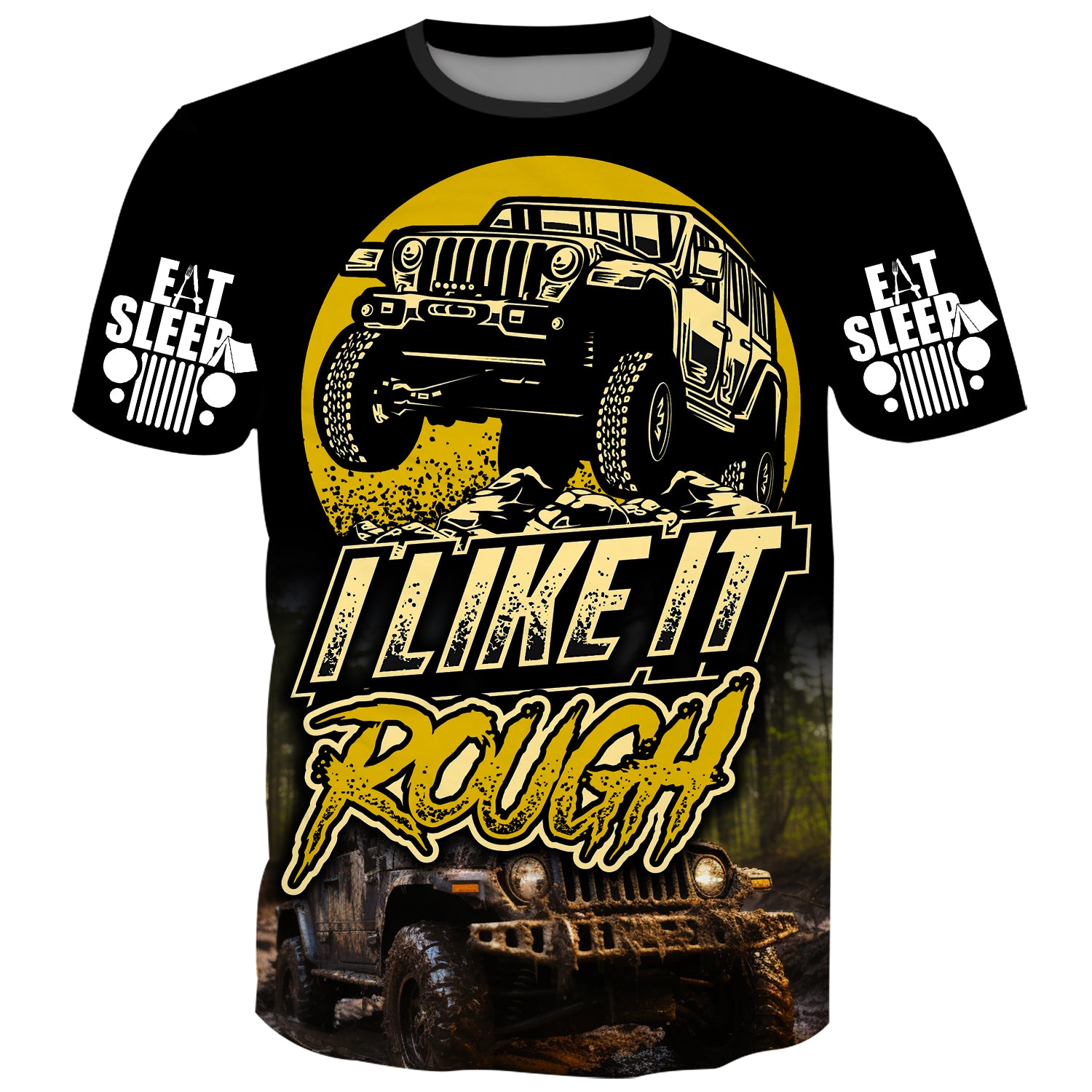 I like it Rough - Jeep T-Shirt