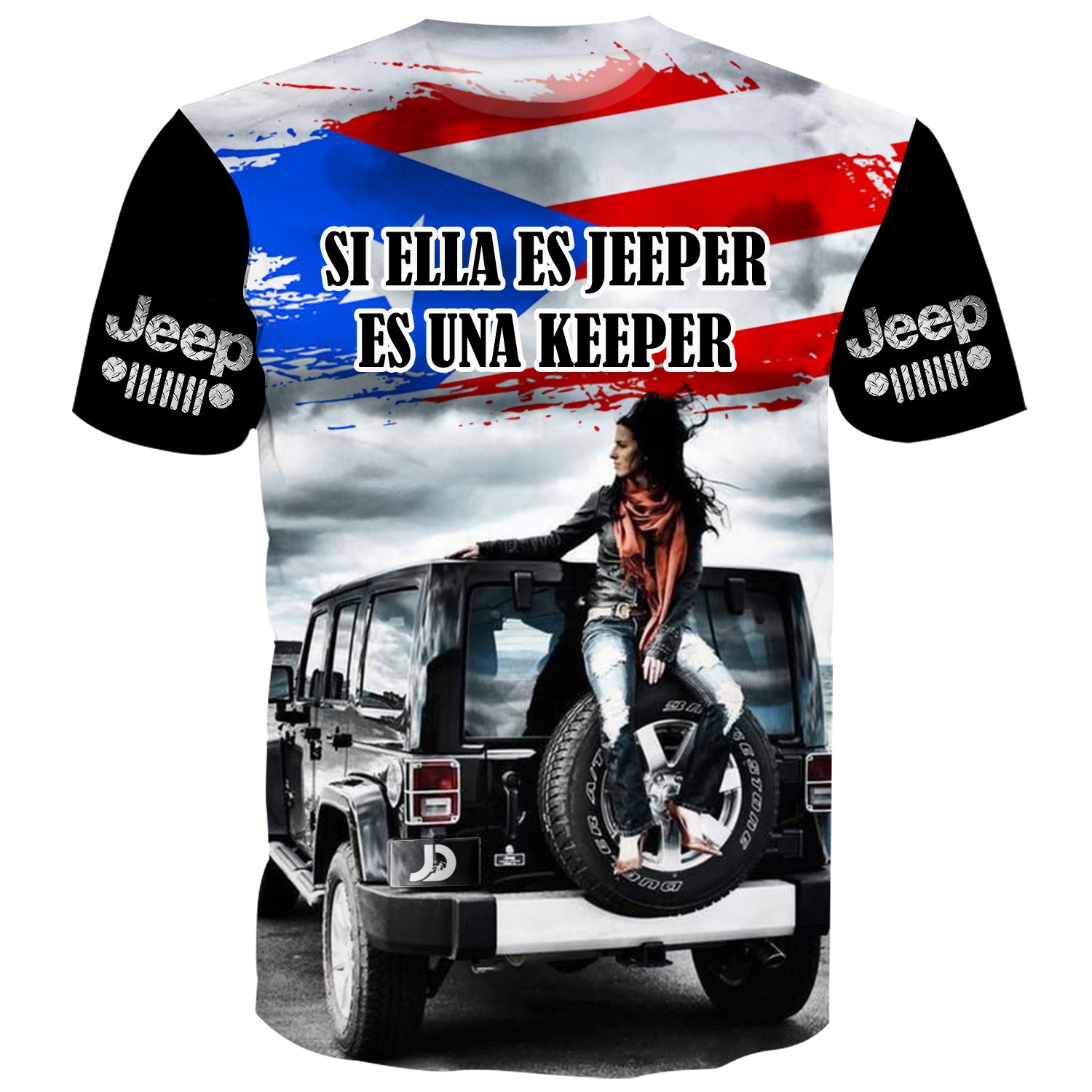 Si Ella Es Jeeper, Es Una Keeper - T-Shirt