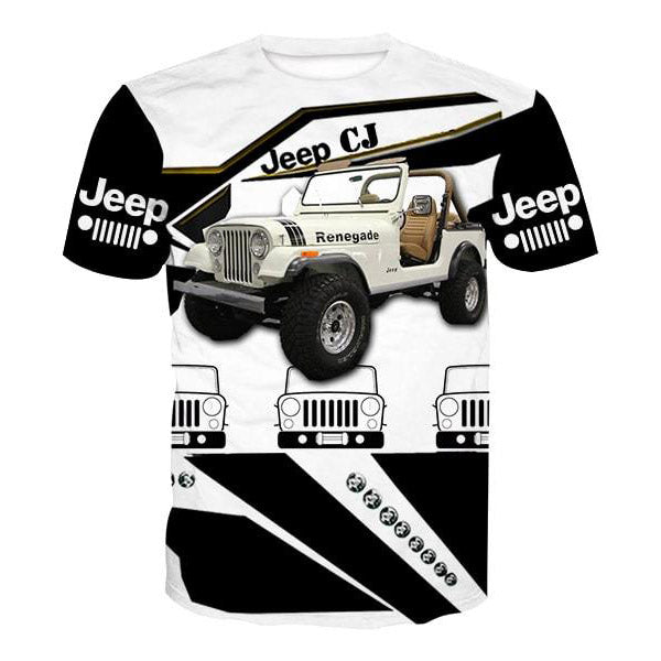 White Jeep CJ - Kid's T-Shirt