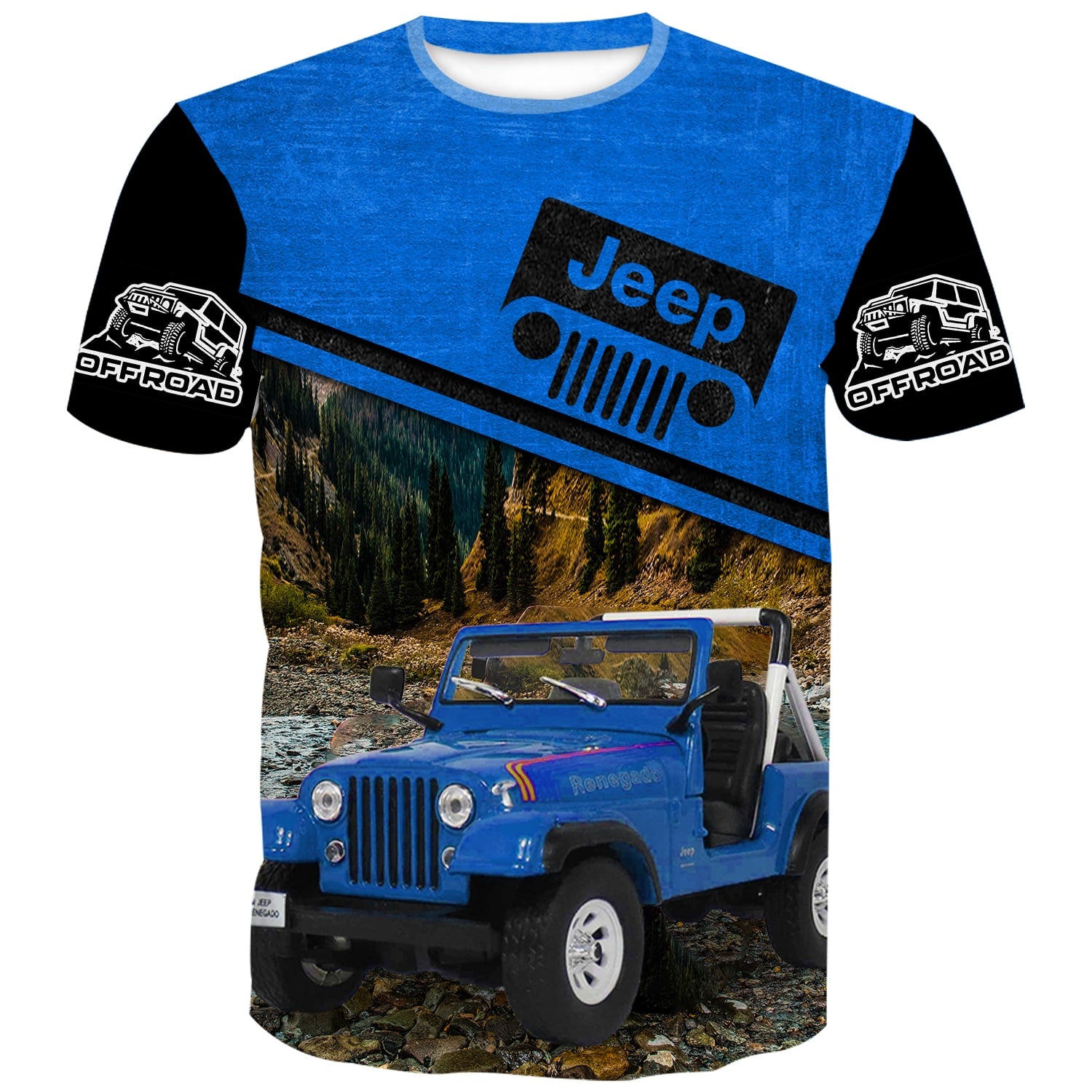 Off Road Jeep CJ - T-Shirt (Multiple Colors)