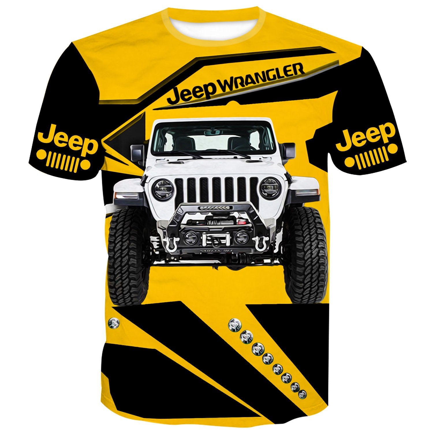Jeep Wrangler Yellow - Kid's T-Shirt