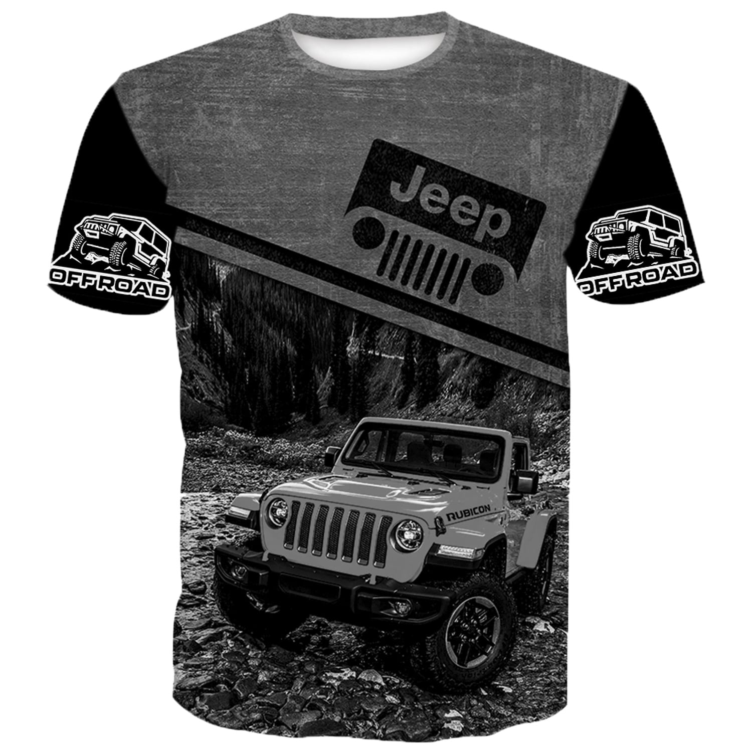 Off Road Jeep Shirt - Grey