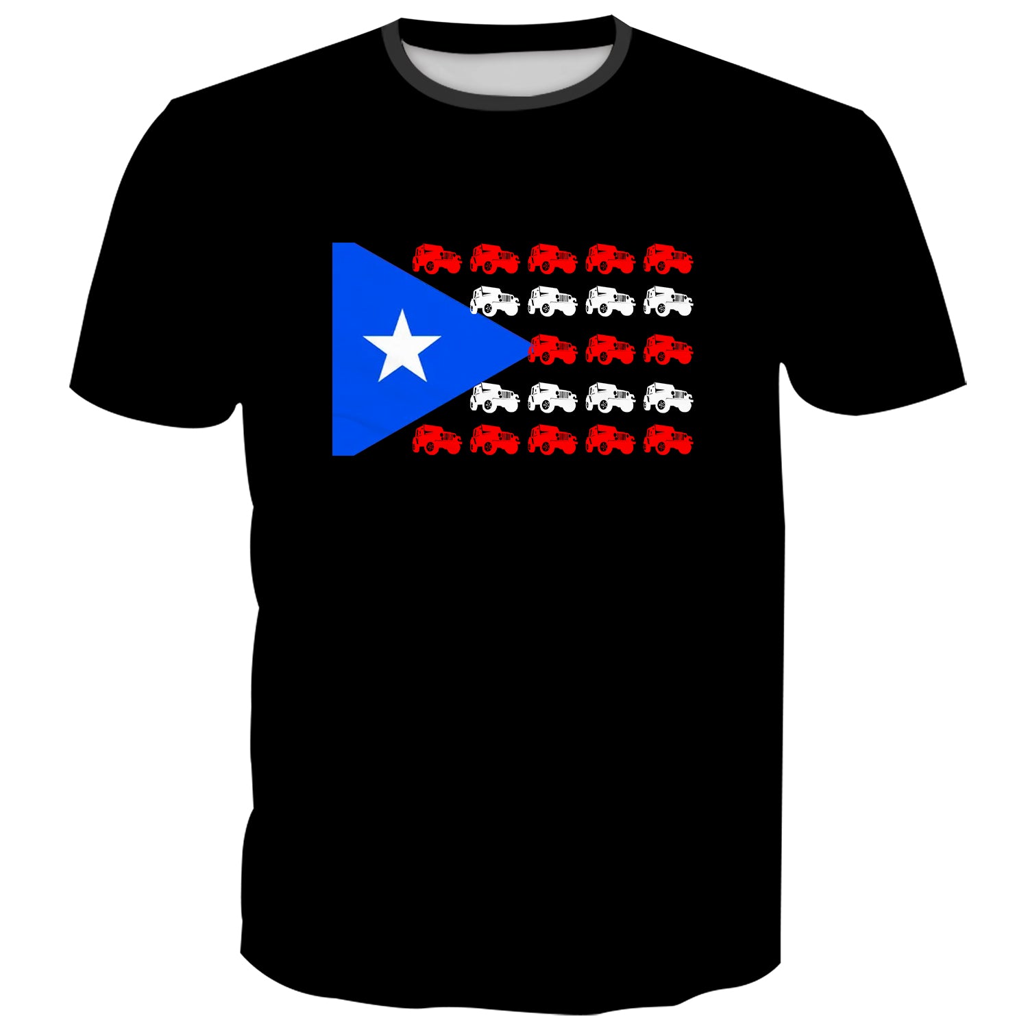 Jeep Puerto Rico Flag T-Shirt