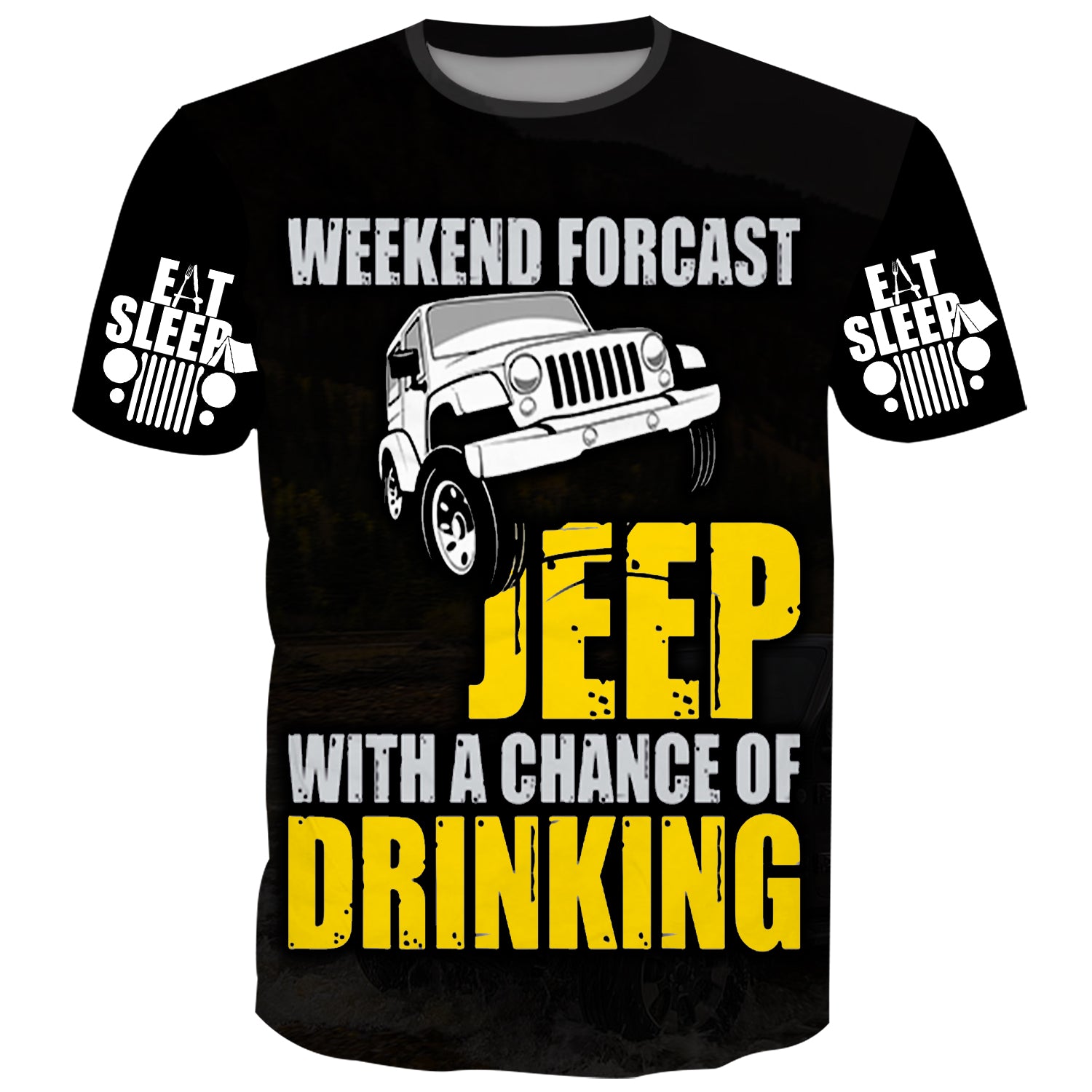 Weekend Forecast - Jeep T-Shirt