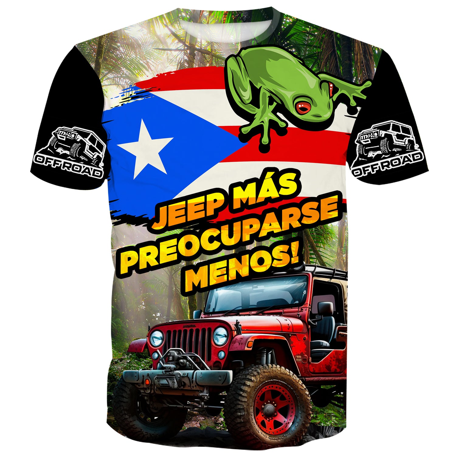 Jeep Mas Preocuparse Menos! - T-Shirt