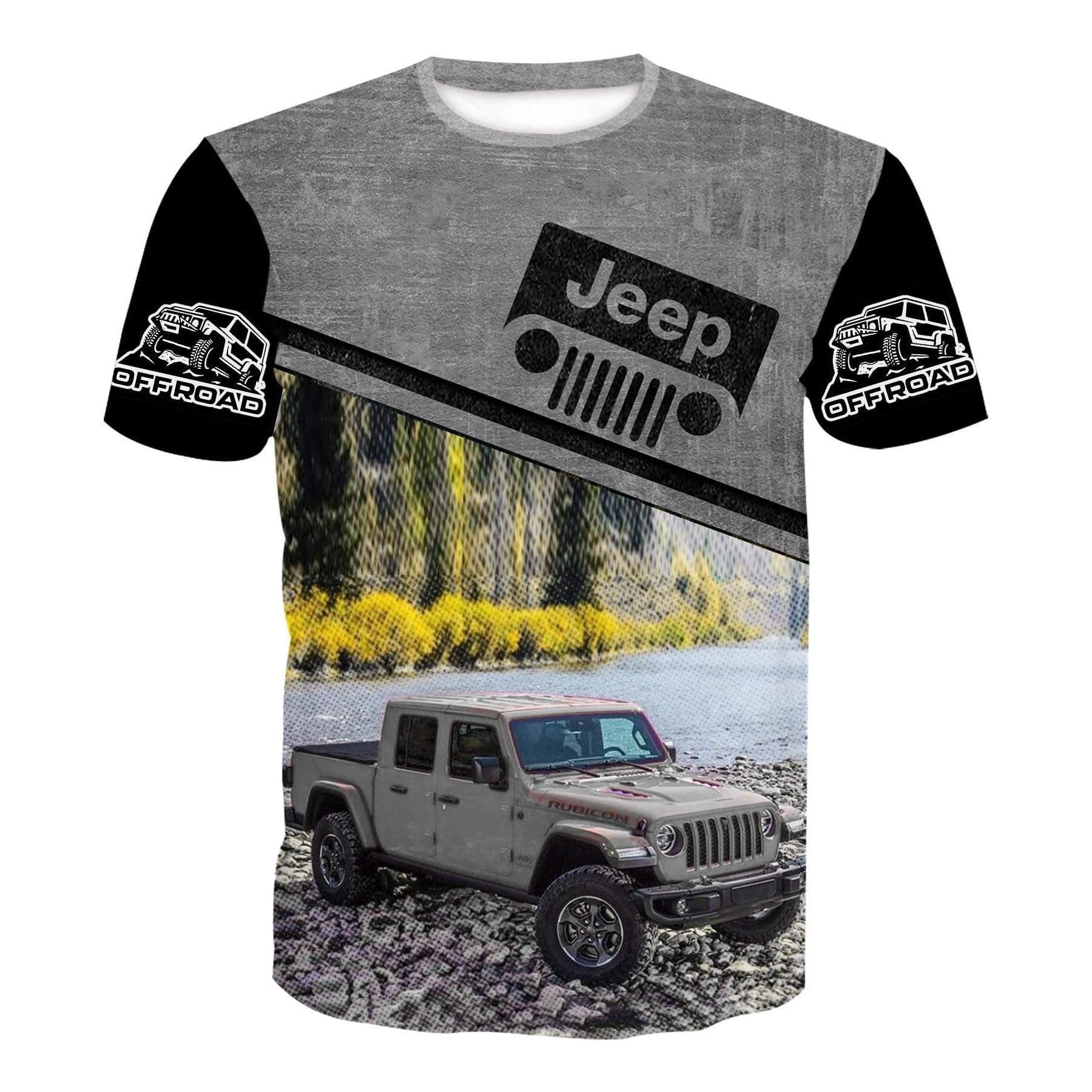 Off Road Jeep Gladiator - Billet Silver T-Shirt
