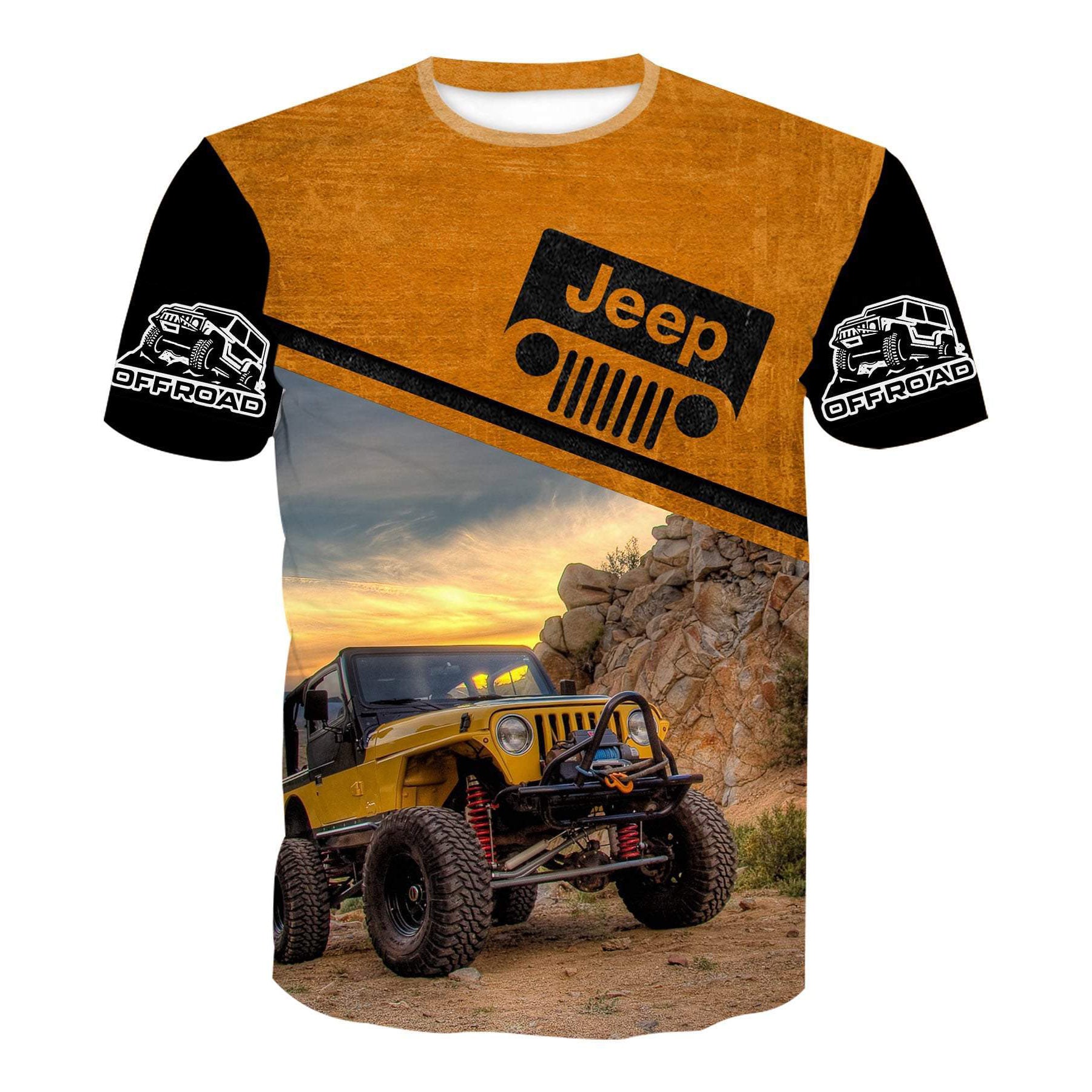 Off Road Jeep TJ Orange - Kid's T-Shirt