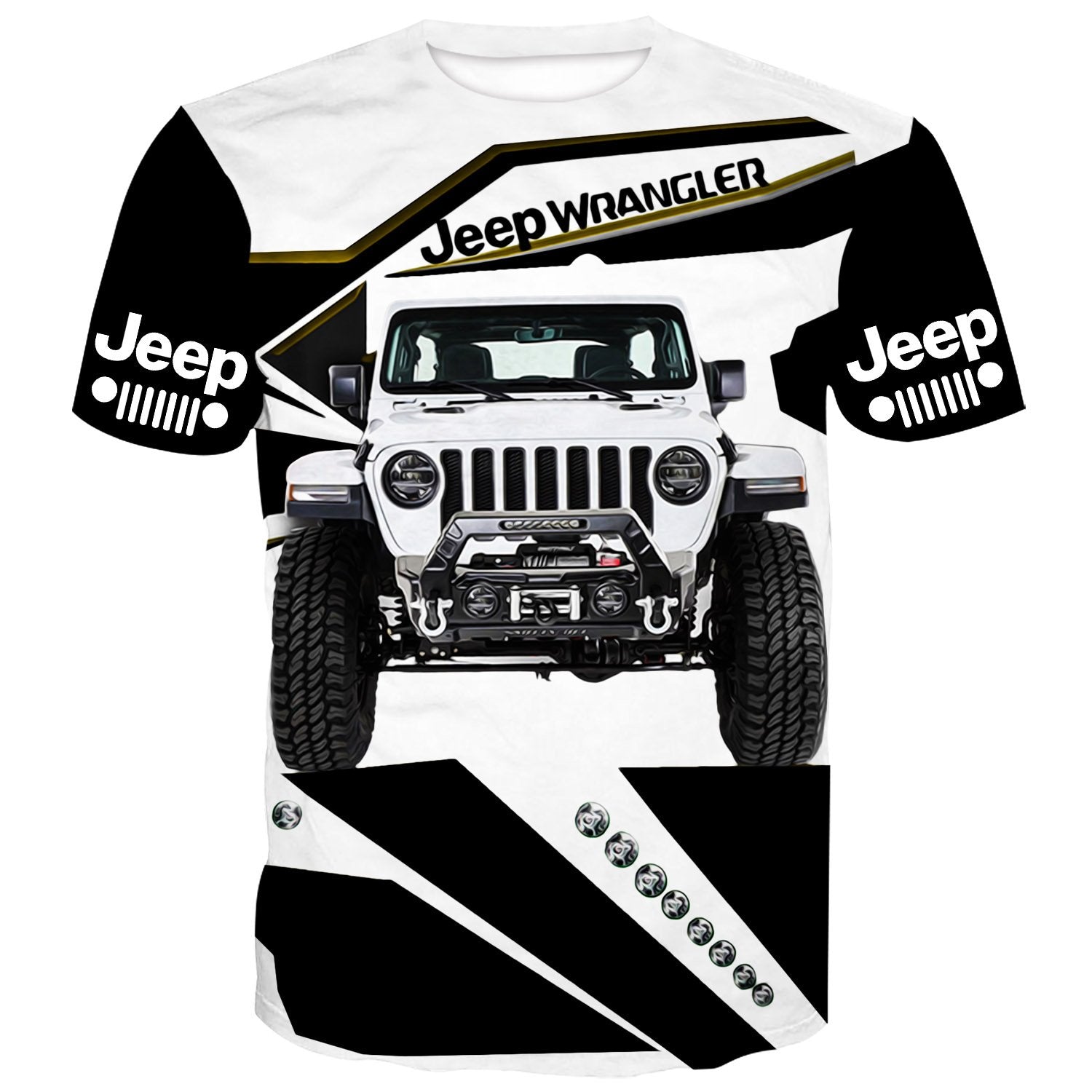 White Jeep Wrangler Shirt
