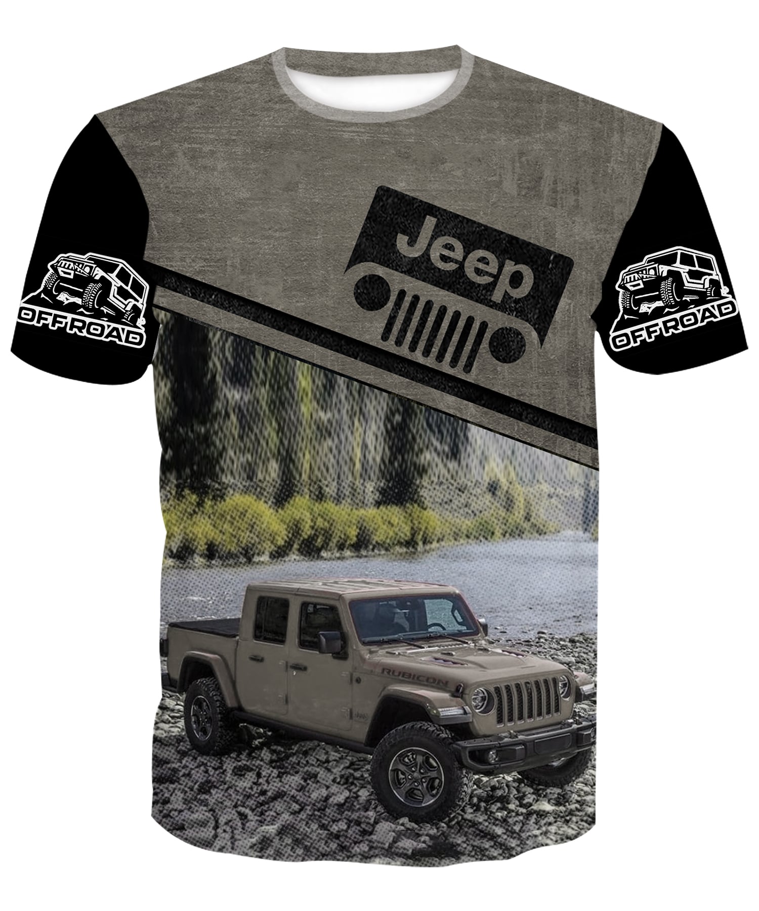 Off Road Jeep Gladiator - Gobi Clear T-Shirt