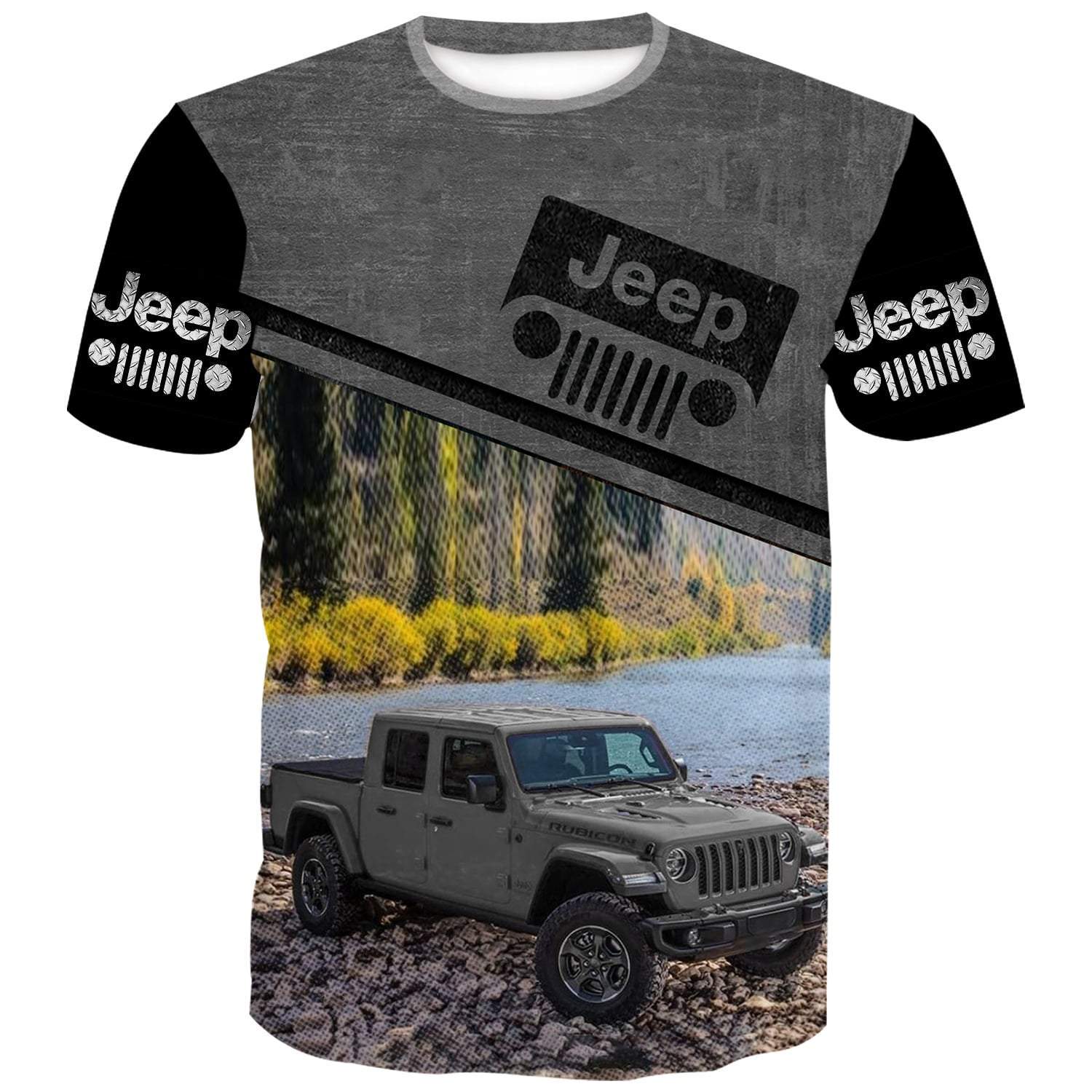 Off Road Jeep Gladiator - Stingray Grey T-Shirt