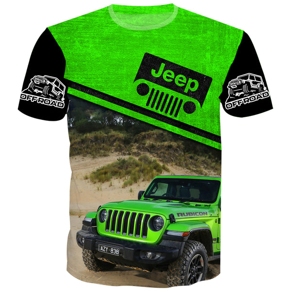 Off Road Jeep Wrangler Rubicon T-Shirts Men & Women