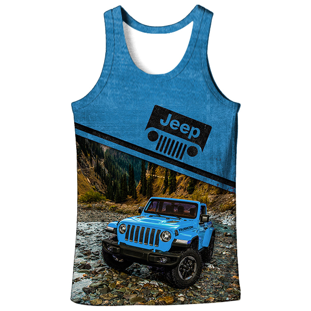 Off Road Jeep Cosmos Blue - Tank top