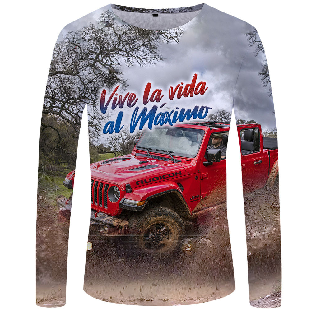 Viva la Vida al Máximo - UPF 50+ Long Sleeve Shirt