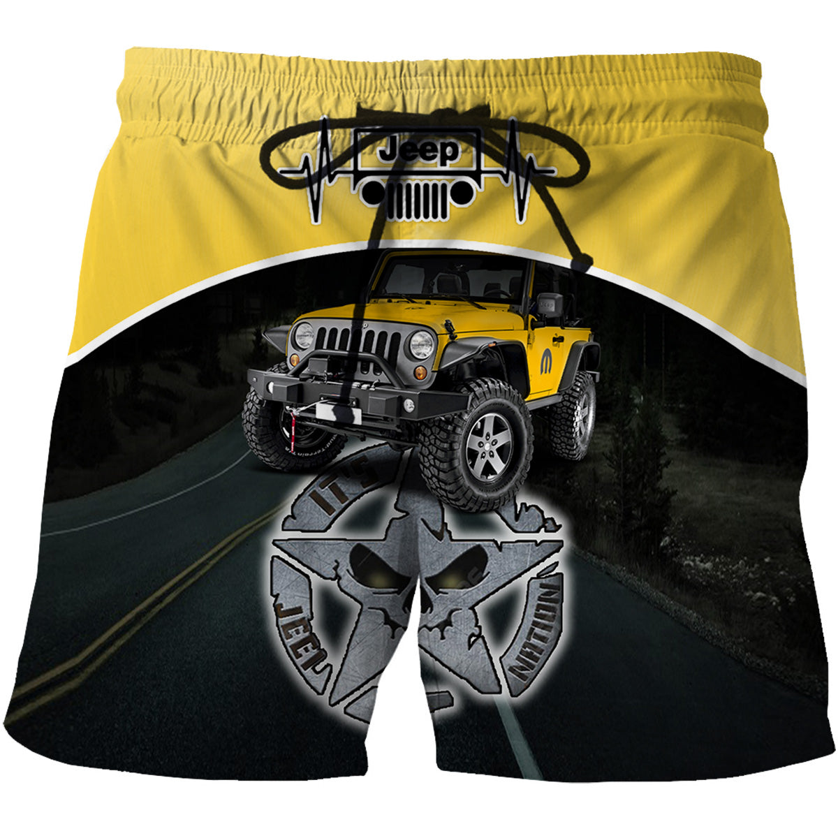 Jeep Nation Special | Yellow Jeep Wrangler Shorts | Jeep N Driver