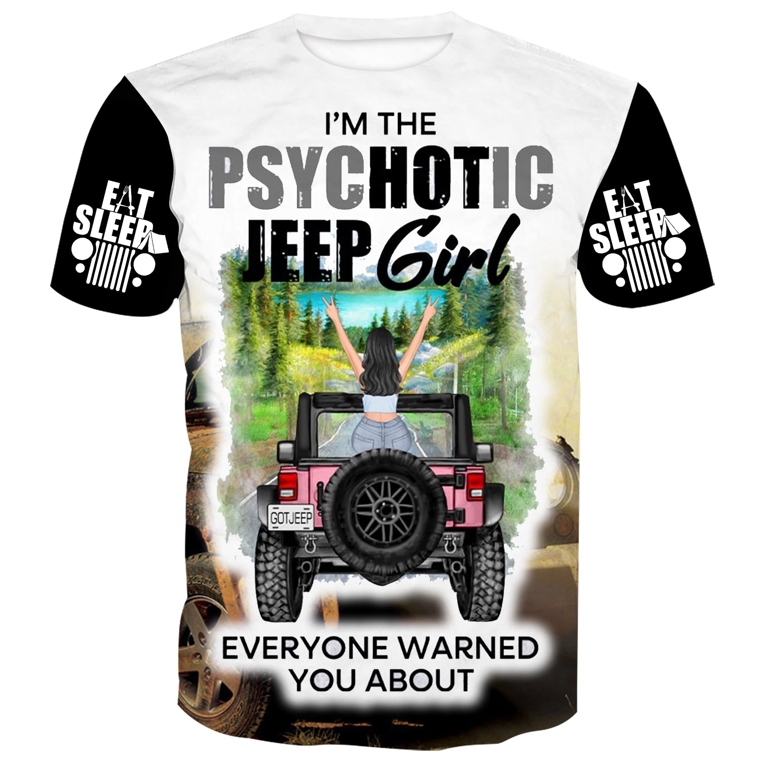 I'm the Hot Jeep Girl - T-Shirt