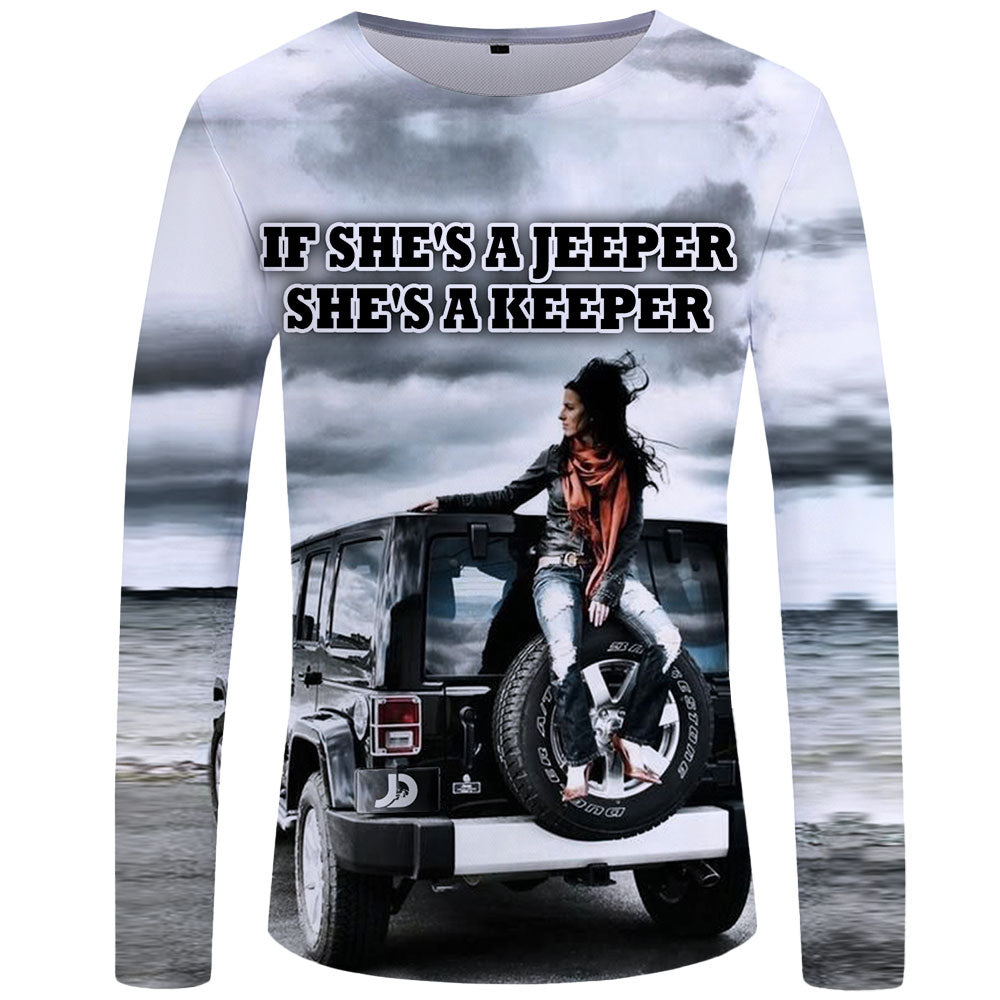 She's a Jeeper - Classic UPF 50+ Long Sleeve Shirt