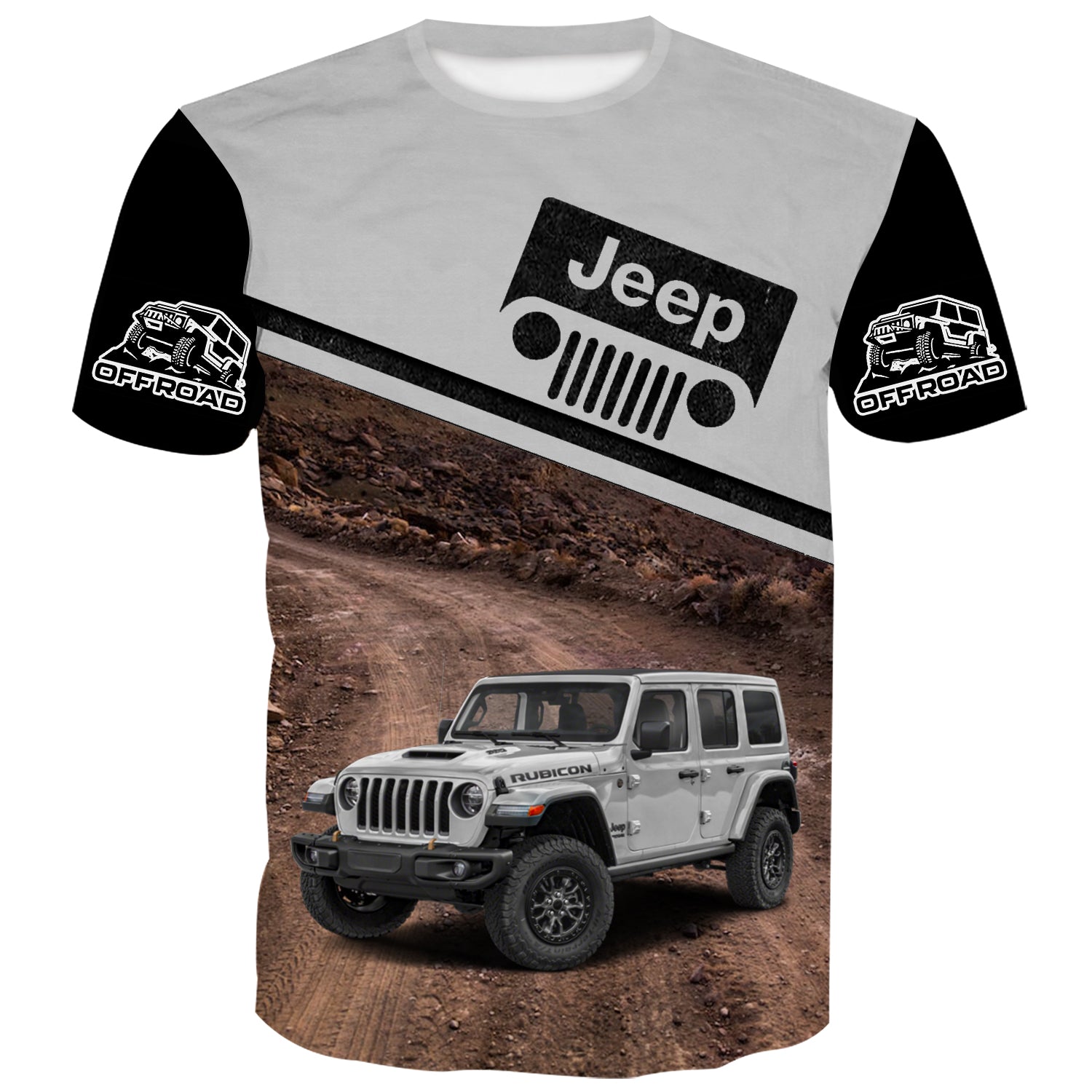 Off Roading Multicolor T-Shirt