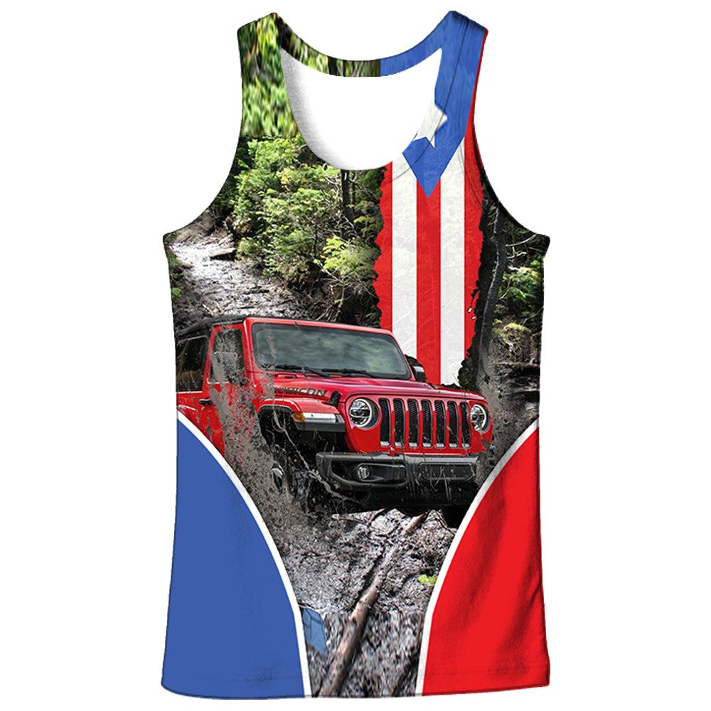 Off Road Jeep trails Puerto Rico - Tank top